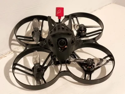 litowo-polimerowy - Mój pierwszy tiny whoop. Teraz jeszcze tylko aktualizacja VTX, EL...