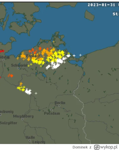 Dominek - Halo #szczecin, właśnie na północno zachodnim niebie zauważyłem dziwne błys...
