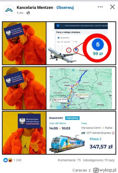 Caracas - U Mentzen-a poziom manipulacji sięgnął kosmosu.

Pociąg do Chorwacji załado...