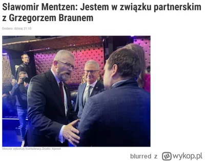 blurred - #bekazkonfederacji #bekazprawakow #lgbt #polityka Czy Mentzenowi uda się od...