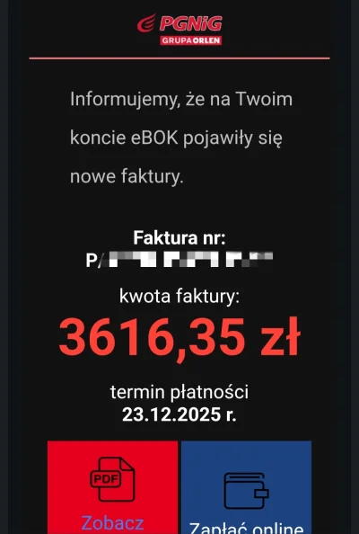 koniolizator - Ja już dostałem prezent na święta #rachunki #gaz #pgnig