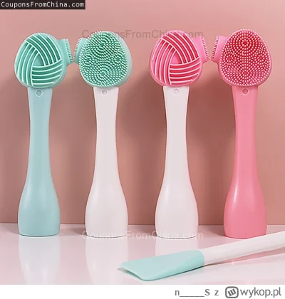 n____S - Double Side Silicone Facial Cleanser Brush
Cena: $2.07
Sklep: Aliexpress

Li...