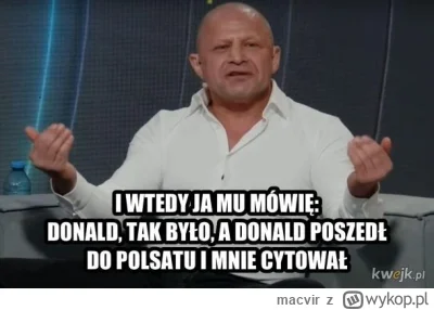 macvir - @zdradek: tego Murańskiego? Znanego z małych ról telewizyjnych?