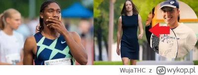 WujaTHC - Caster Semenya i Iga Świątek, obie są transami mtf (urodzili się jako facec...