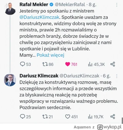 A.....n - Czyli jest możliwy dialog przedstawicieli władzy z protestującymi. Można.

...