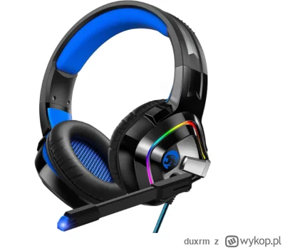 duxrm - Wysyłka z magazynu: PL
ZIUMIER Zestaw słuchawkowy do gier PS4, Xbox One, PC
#...