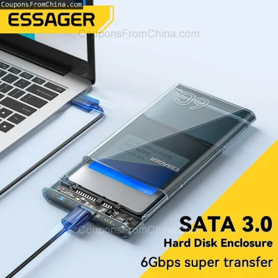 n____S - ❗ Essager 2.5 inch SATA Box USB 3.0 HDD Enclosure
〽️ Cena: 6.77 USD
➡️ Sklep...