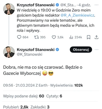 Gours - Recepta Stanowskiego na oskarżenia o powiązania z PiSem? Wincyj PiSu, Mariusz...