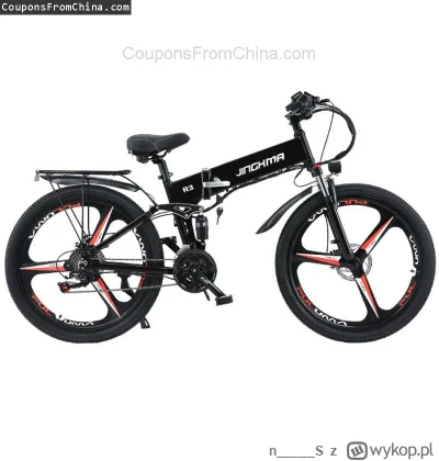 n____S - ❗ JINGHMA R3S 48V 12.8Ahx2 800W 26inch Electric Bicycle [EU]
〽️ Cena: 1149.9...