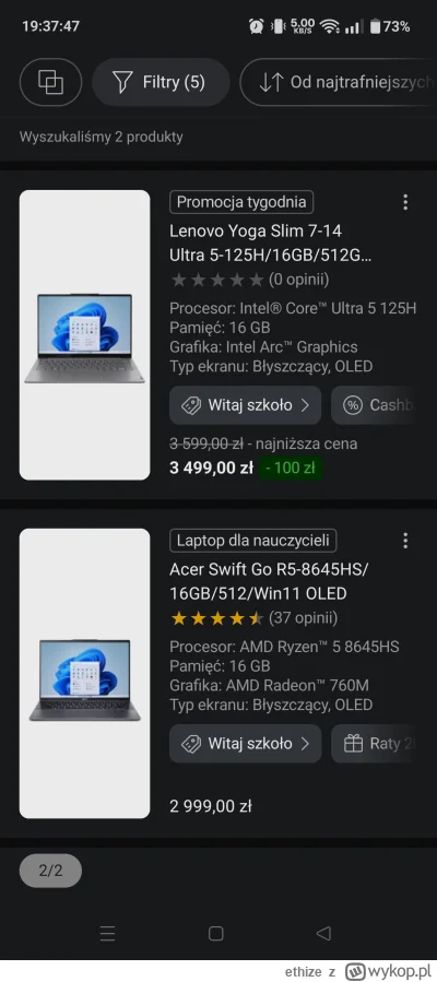 ethize - Jeśli tak, to ja bym wziął któryś z tych