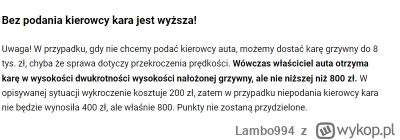 Lambo994 - @G0ryl: Jeśli złapał Cię fotoradar i odmawiałeś wskazania kierującego jako...