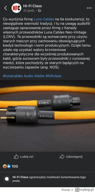 Roszp - Pod postem jeden komentarz, który podaje w wątpliwość twierdzenie o walorach ...