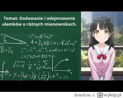 BrianEno - #anime #matematyka XDDDDD