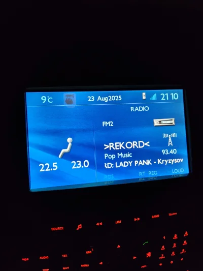 Perkelev - Polska południowo - centralna.
23 sierpnia.

9 stopni. O 21 10.

Nad ranem...