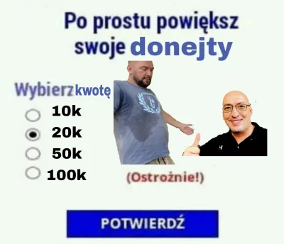 kurczakos1 - Myślicie, że pSZegną pałę i pojawi się kiedyś 100k PLN donejtów na jedny...