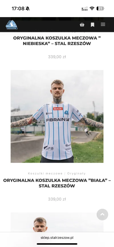 wczesniejmialemksywke - @michalxd21 zobacz po ile koszulki Stali są. W tej cenie może...