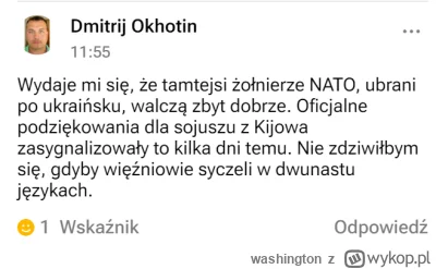 washington - #wojna #ukraina #rosja

oni juz wiedza