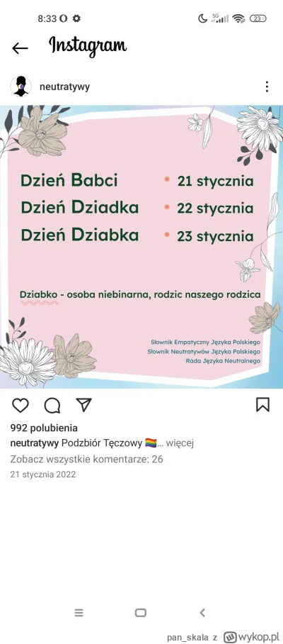 pan_skala - To już dziś, święto ludzi starych nie zapominajcie o swoich babciach, dzi...