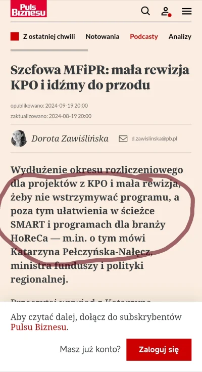 barnej_zz - Czy ma ktoś dostęp do Pulsu Biznesu by sprawdzić czy słowa z wstępu pokry...