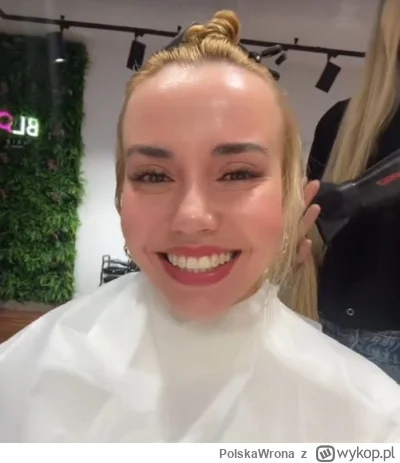 PolskaWrona - #famemma Królowa u fryzjera robi włosy na program (｡◕‿‿◕｡)