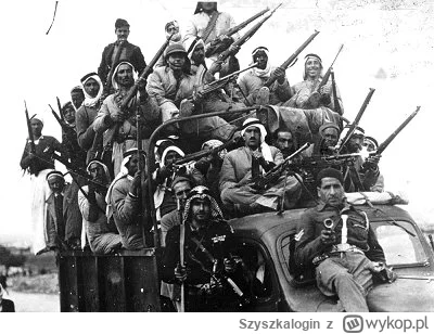 Szyszkalogin - Arabscy ochotnicy docierają do Palestyny, 1947 r.