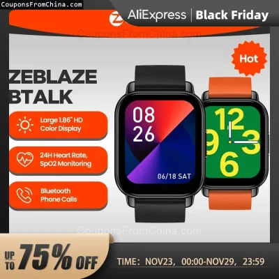 n____S - ❗ Zeblaze Btalk Smart Watch
〽️ Cena: 12.03 USD (dotąd najniższa w historii: ...