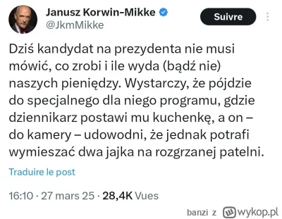 banzi - Nie jestem na bieżąco z naszą kampanią i się zastanawiam jakiego to lewaka ci...