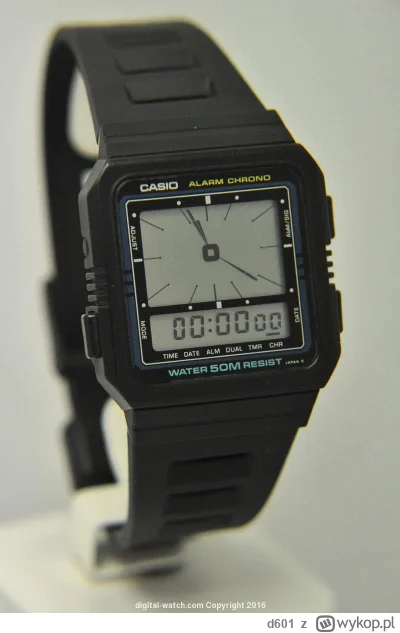 d601 - #casio #zegarki 
Miałem kiedyś taki zegarek i chciał bym go znowu