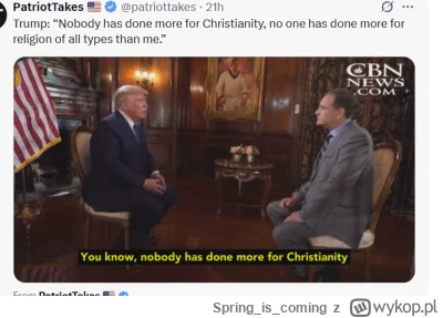 Springiscoming - @z-e-r-o: Powiedzial ze nikt nie zrobil wiecej dla chrzescijanstwa i...