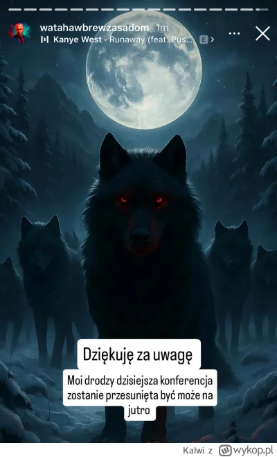 Kalwi - Moi drodzy, za zimno. Jutro to zrobię. 

#sebcel