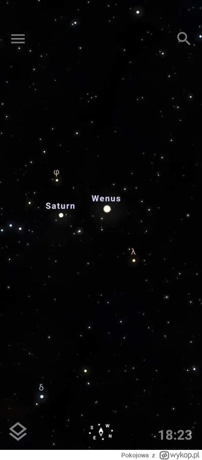 Pokojowa - Stellarium app