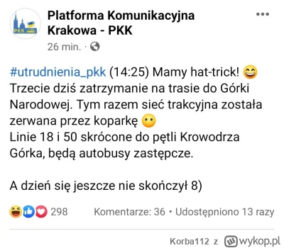 Korba112 - W Krakowie dziś ruszyła nowa linia tramwajowa, wyczekiwana przez niektóryc...