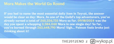 THE2012END - #genshinimpact Fajny jest ten web event. Podają tam pełno różnych statys...