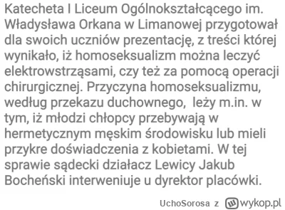 UchoSorosa - >o waszej żałosnej metodzie odmawiania homoseksualistom

@LordApatiii_De...