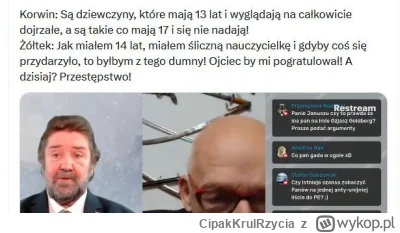 CipakKrulRzycia - #korwin #polityka #pedofilia #zwiazki #zoltek #logikaniebieskichpas...