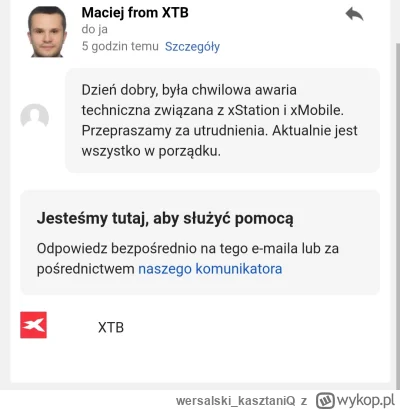 w.....Q - #gielda elegancko e-mail do klienta pyk i pora na CS'a.