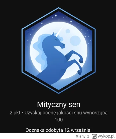 Mishy - Chciałem się pochwalić

#garmin #sen #bieganie