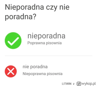 LITWIN - @Malgorzatabezrak 
 Tak jestem nie poradna i jestem kobietą

To widać.