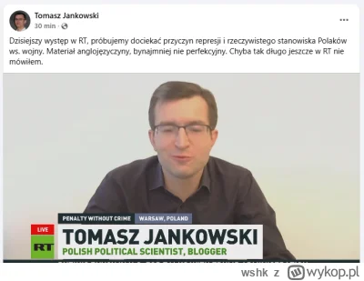 wshk - My tu gadu gadu a inni sobie udzielają wywiadów do ruskiej szczekaczki dzięki ...