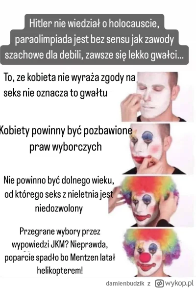 damienbudzik - Beka z kucy zapatrzonych w JKMa jak w obrazek xD

Już w tych wyborach ...