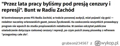 grubson234567 - Ten moment gdy tłamszeni latami przez aparatczyków dziennikarze wraca...