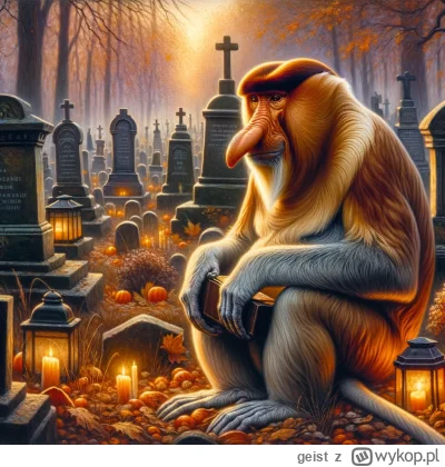 geist - >Grażynko, pięćdziesiąt lat razem przemierzyliśmy, a teraz samotnie siedzę, z...