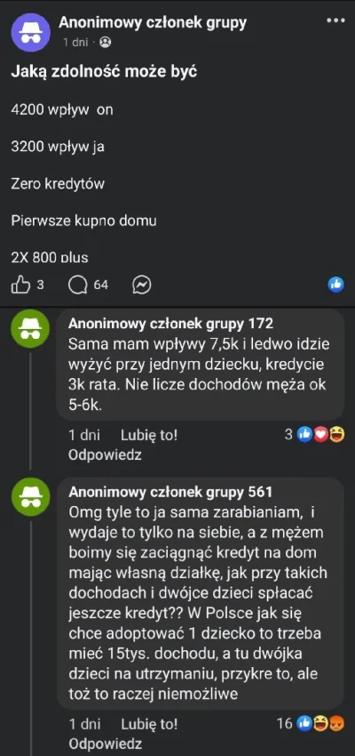 Metylo - Poziom odklejenia komentujących na grupach kredytowych to inny wymiar
#nieru...