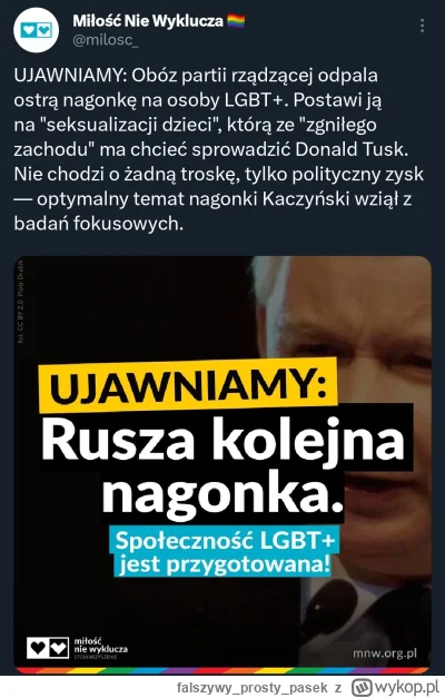 falszywyprostypasek - Ktoś życzliwy z kręgów PiSowskich nie wytrzymał i rozesłał orga...