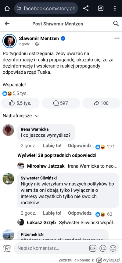 Zdzichu_alkoholik - #polityka #polskieonuce a temu to sie plat czolowy odkleil od res...