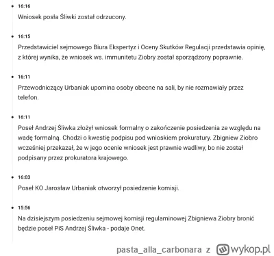 pastaallacarbonara - Poseł Śliwka, niczym Rejtan, bohatersko rzuca się do obrony Ziob...