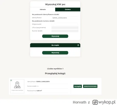 Horvath - @RZM_4: Dorzucę taki mały tip. Jak chcemy znaleźć księgę wieczystą do konkr...