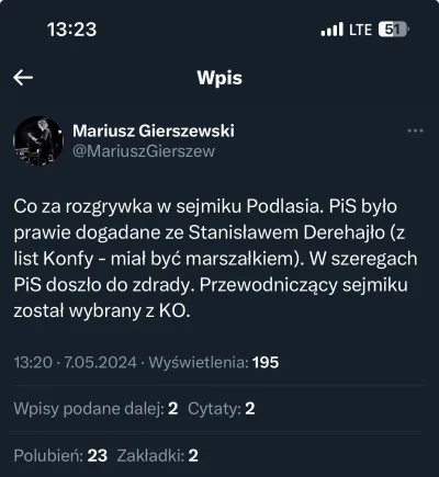 Maurelius - Stacja 12: Janusz Alfa upada po raz pierwszy

PiSowi zostały 2 sejmiki z ...