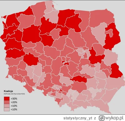 statystyczny_yt - #ciekawostki #mapy #wybory
Poparcie dla komunistów w pierwszych czę...