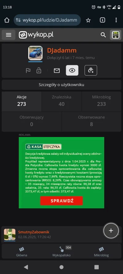 HoisinStickyRibs - @Evil_JP2: a sprawdziłem sobie pierwszego z brzegu plusujacego jeg...